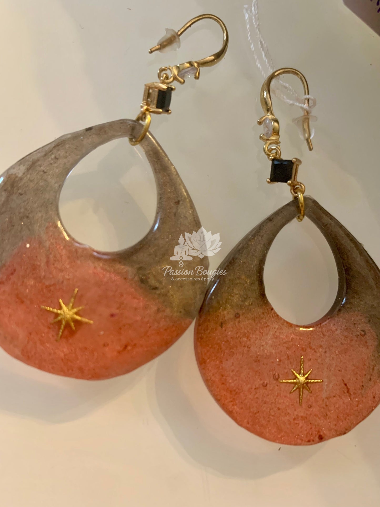 Boucles d’oreilles étoile