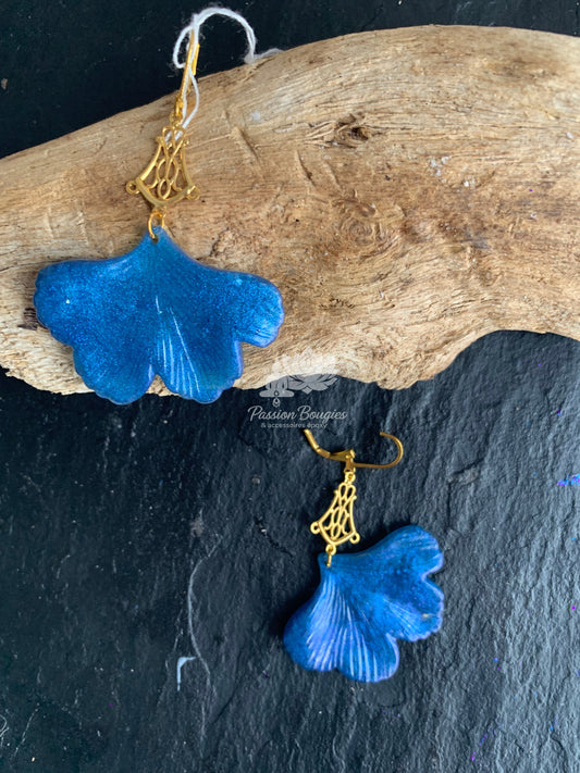 Boucles d’oreilles feuille