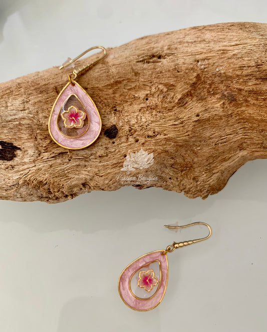 Boucles d’oreilles fleur
