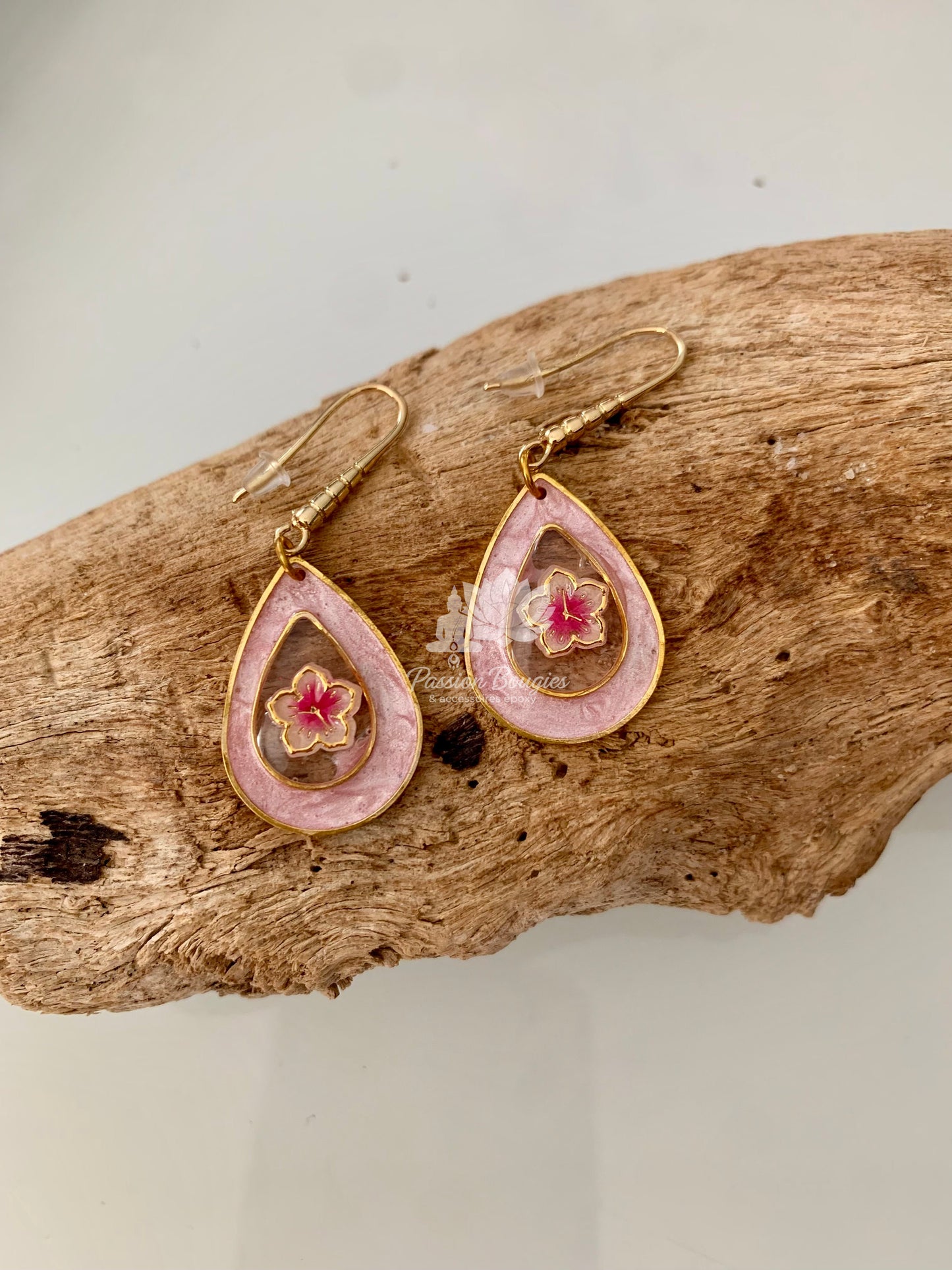 Boucles d’oreilles fleur