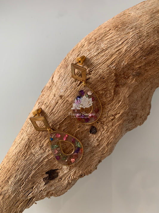 Boucles d’oreilles goutte