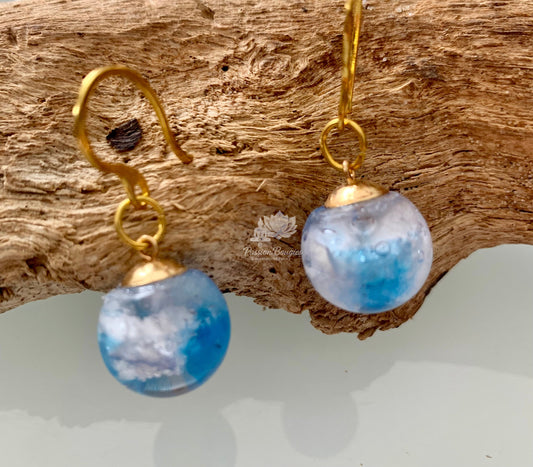 Boucles d’oreilles nuage