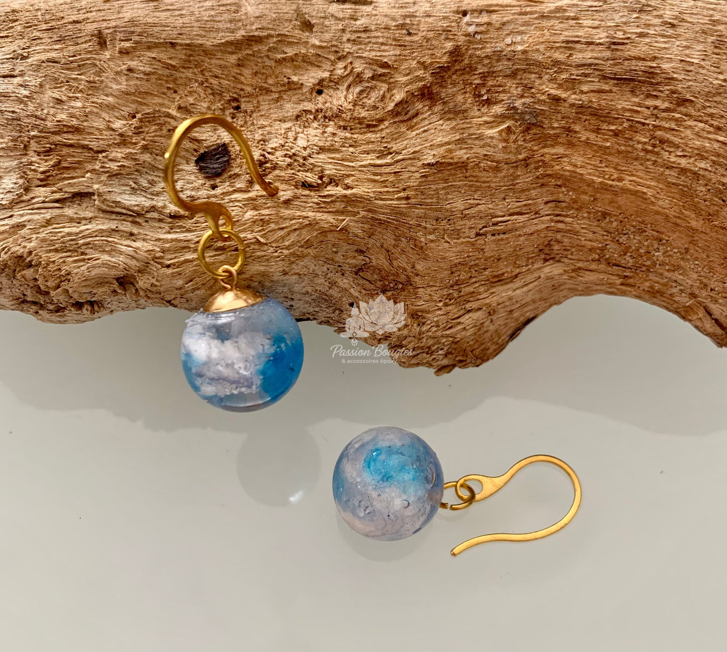 Boucles d’oreilles nuage