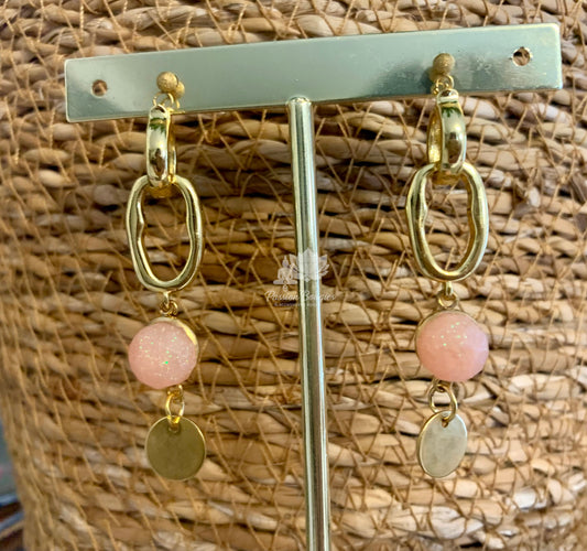 Boucles d’oreilles pendantes doubles