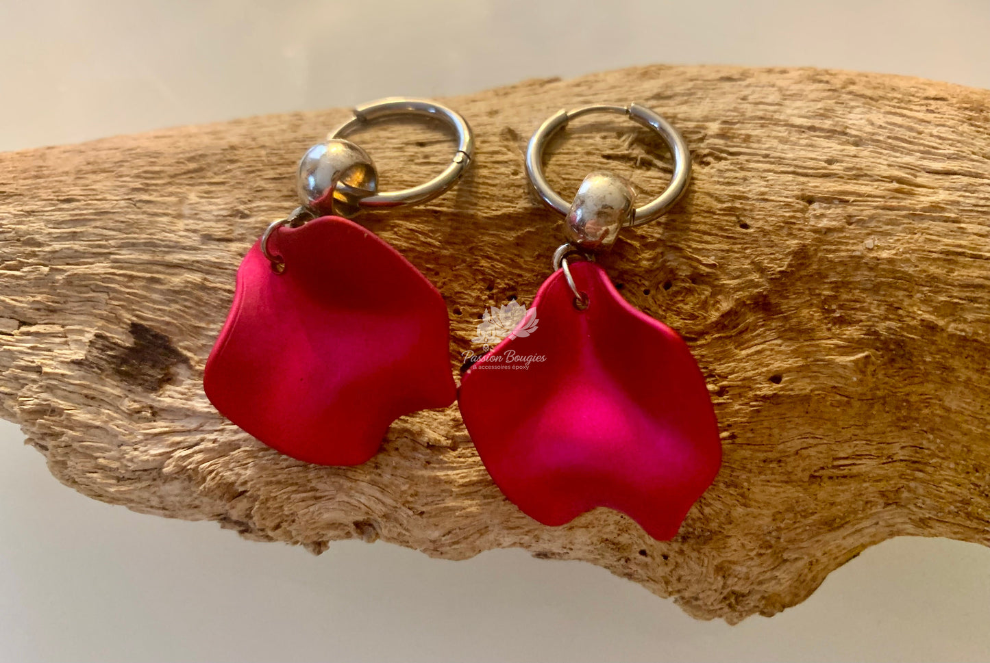 Boucles d’oreilles pétale