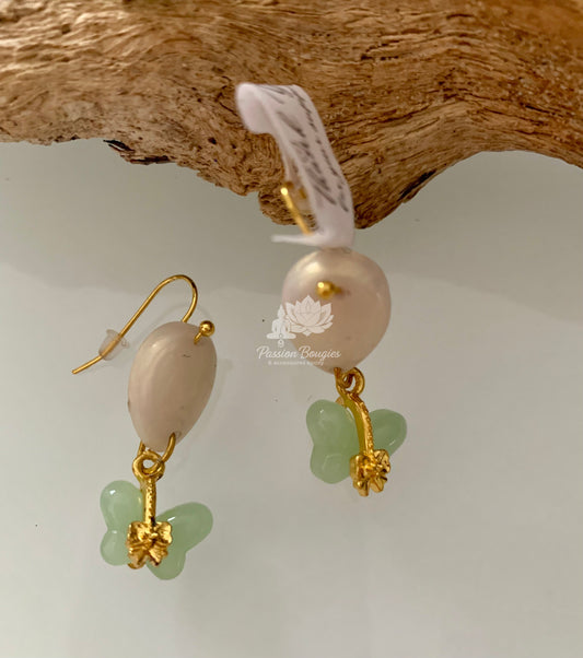 Boucles d’oreilles en pierre naturelle