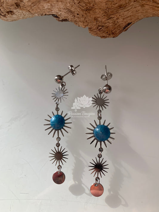 Boucles d’oreilles soleils