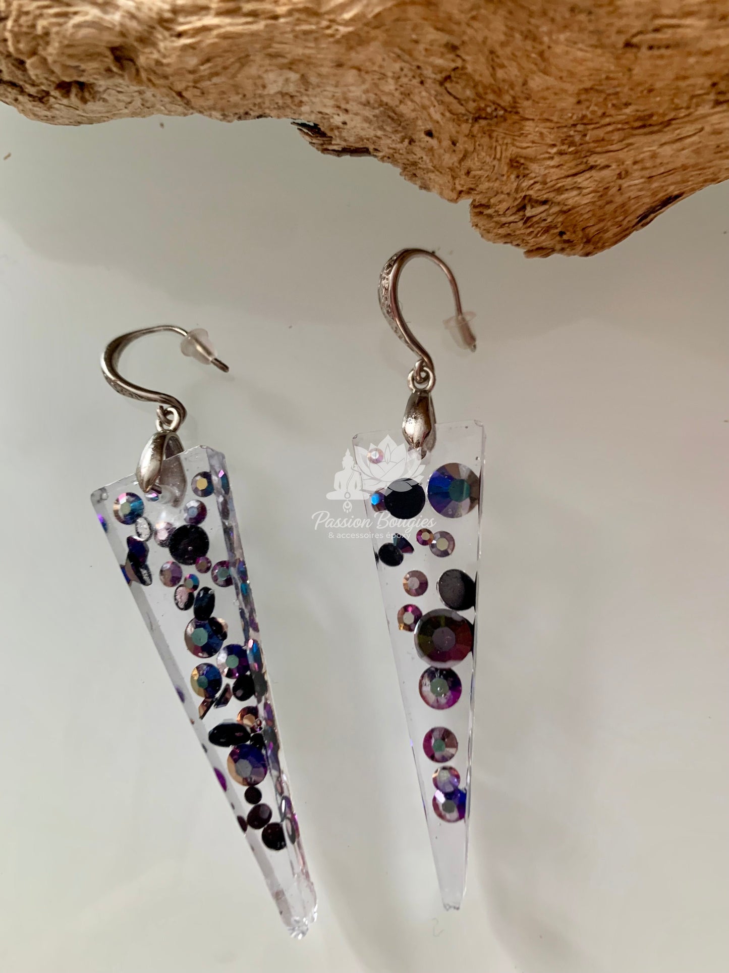 Boucles d’oreilles strass