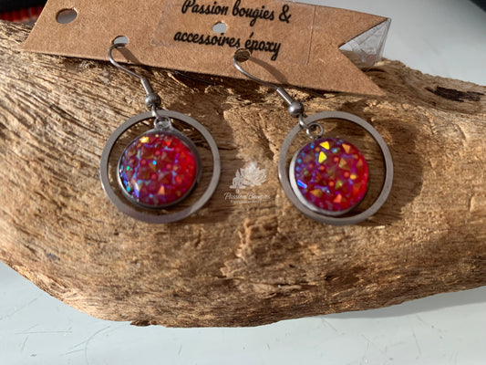 Boucles d’oreilles à strass