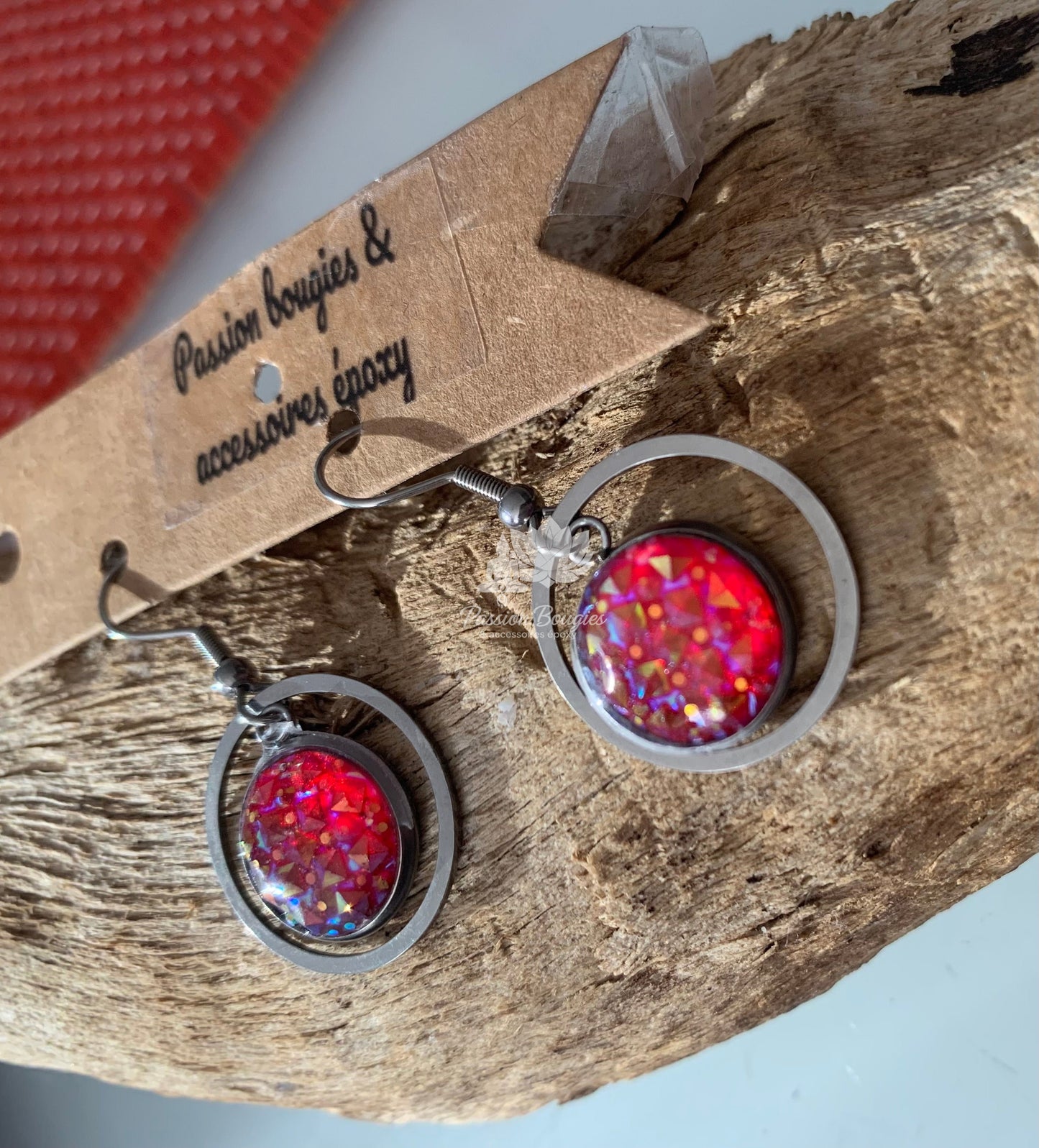 Boucles d’oreilles à strass