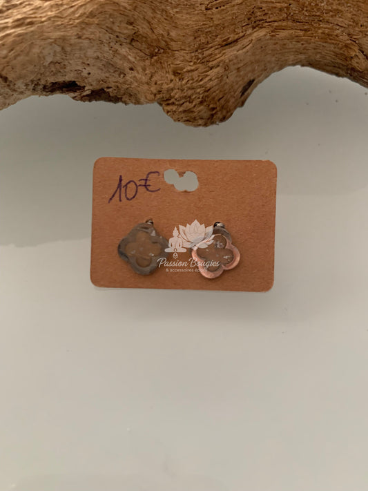 Boucles d’oreilles trèfle