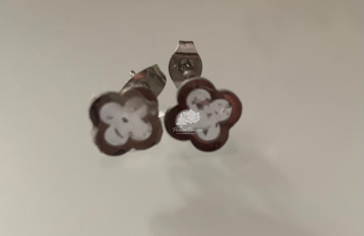 Boucles d’oreilles trèfle