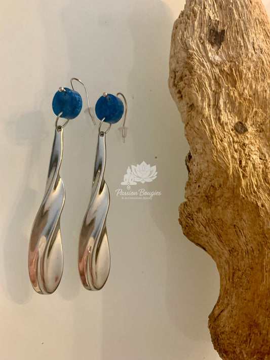 Boucles d’oreilles torsade