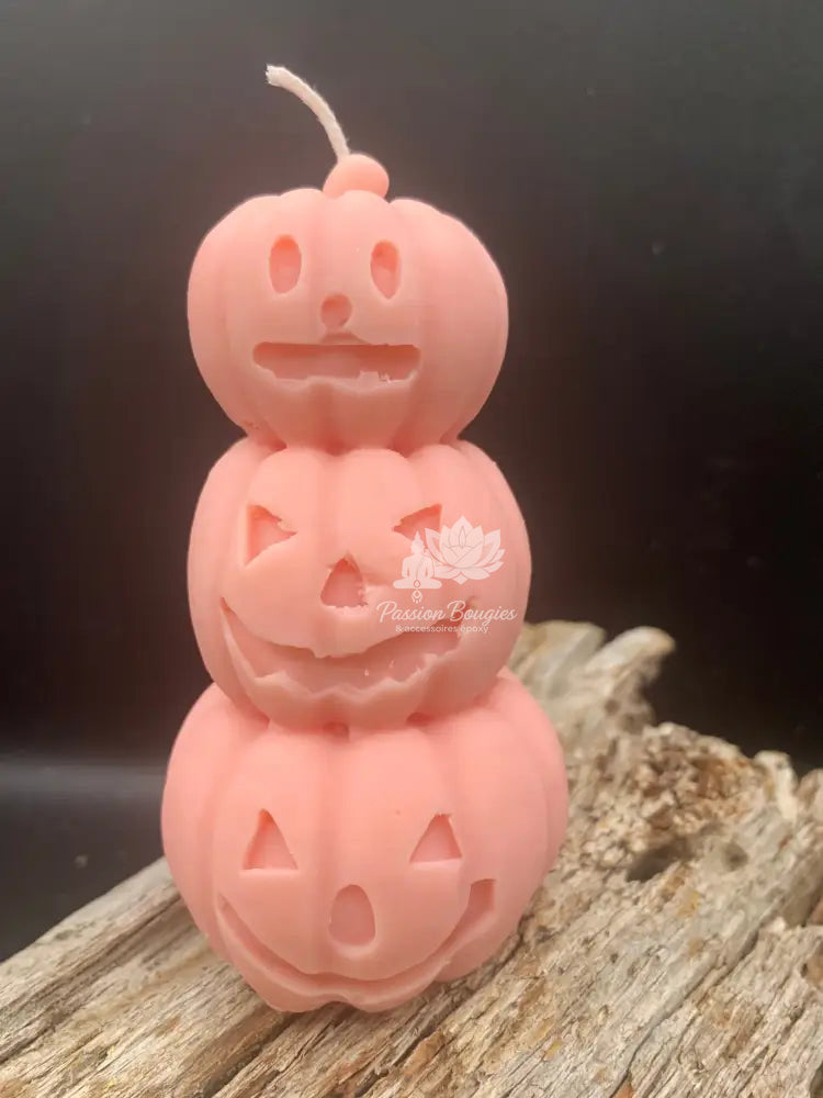 Bougie 3 citrouilles Halloween 🎃