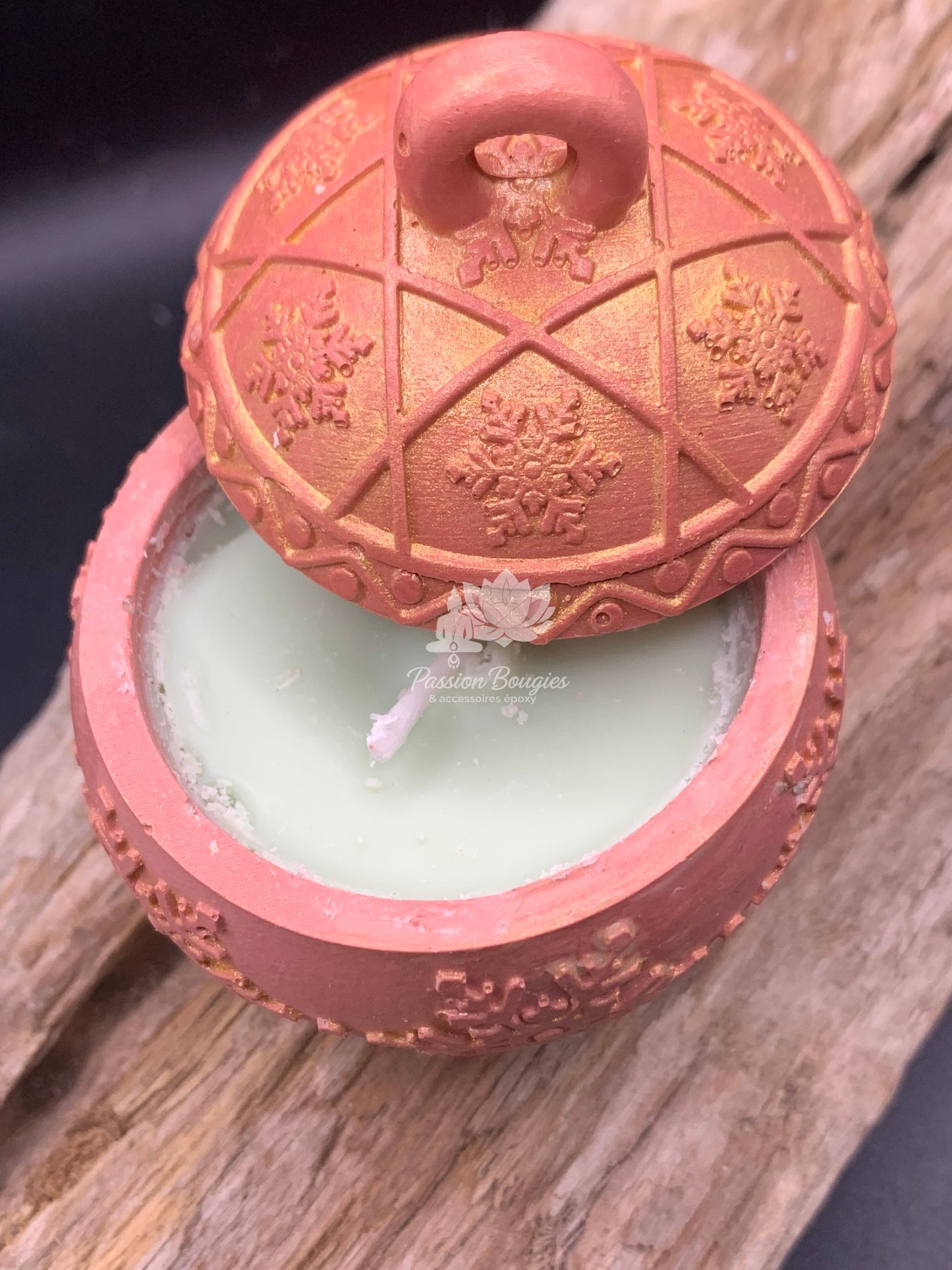 Bougie boule de Noël 🌿
