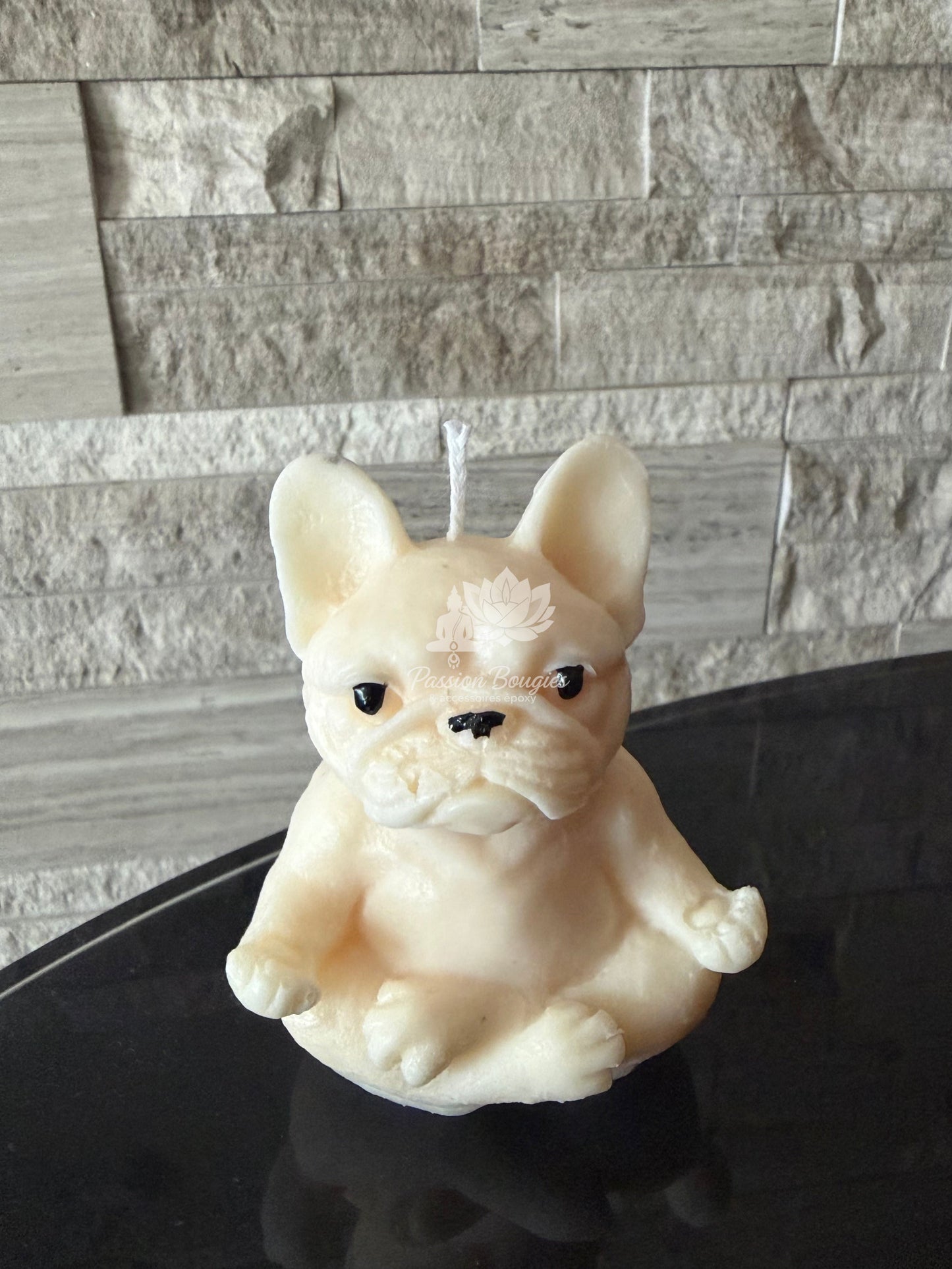 Bougie bouledogue zen