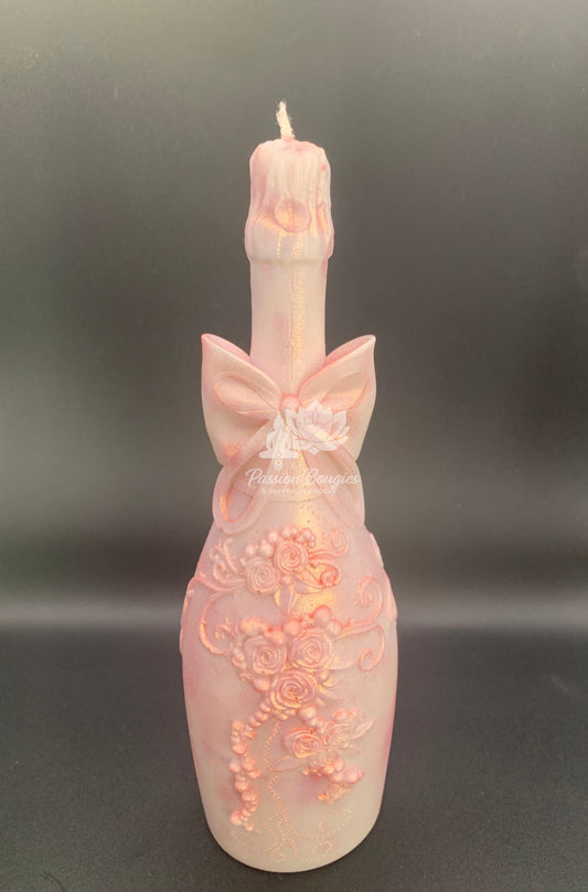 Bougie bouteille de champagne