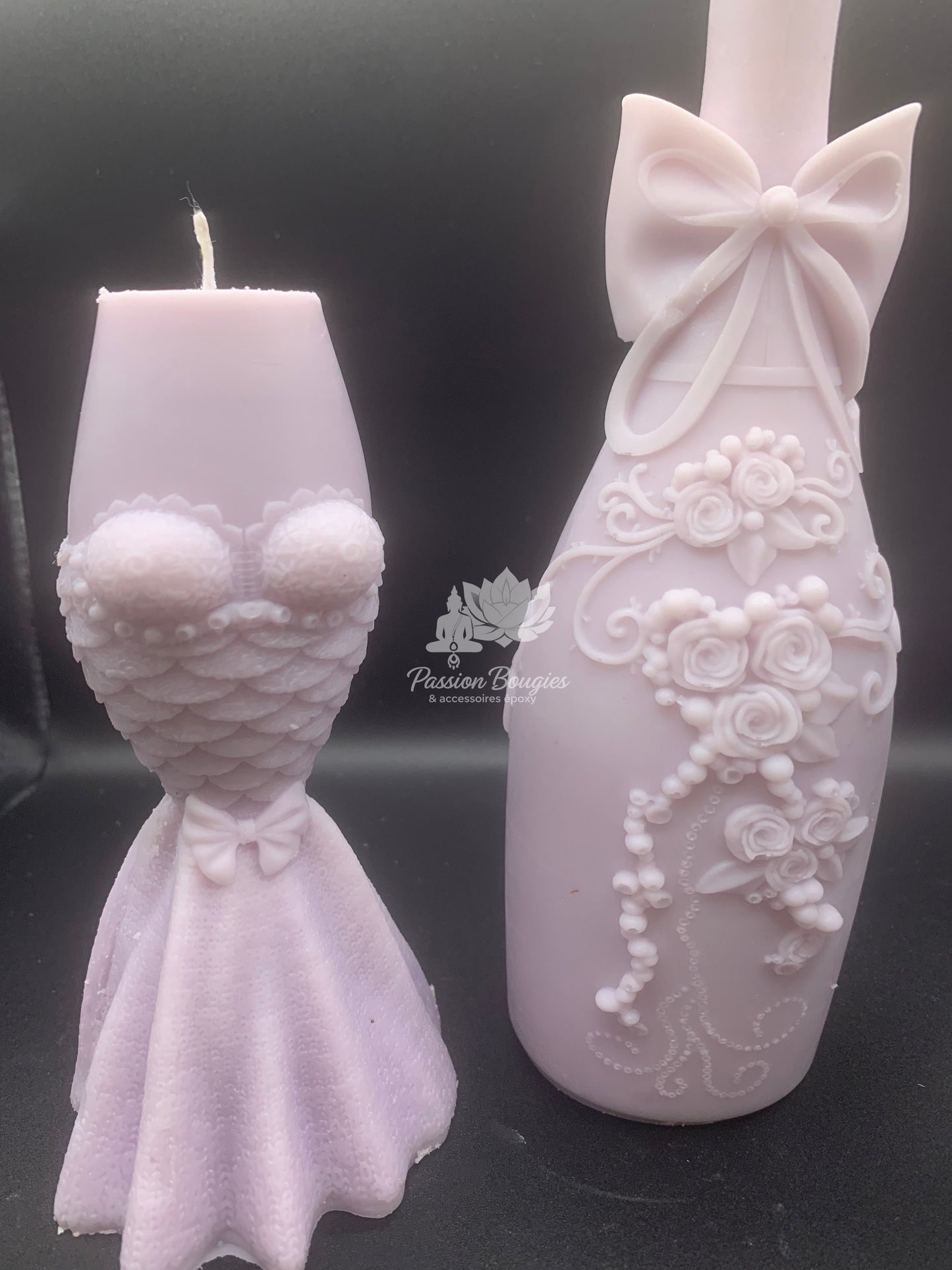 Bougie coupe de la mariée