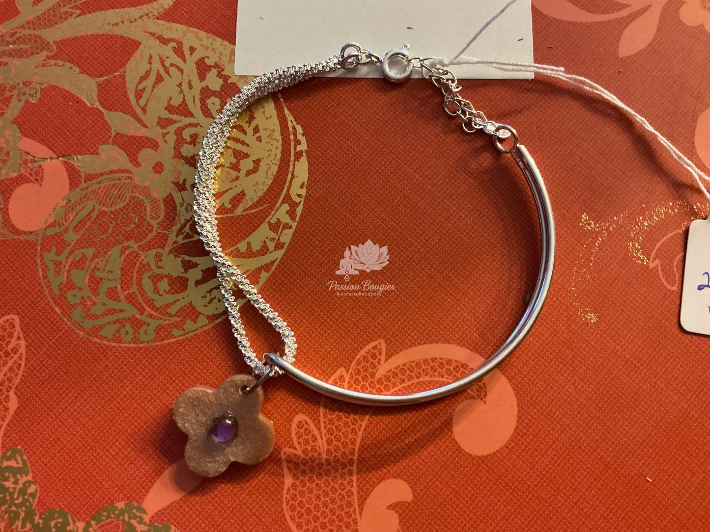 Bracelet semi rigide TREFLE