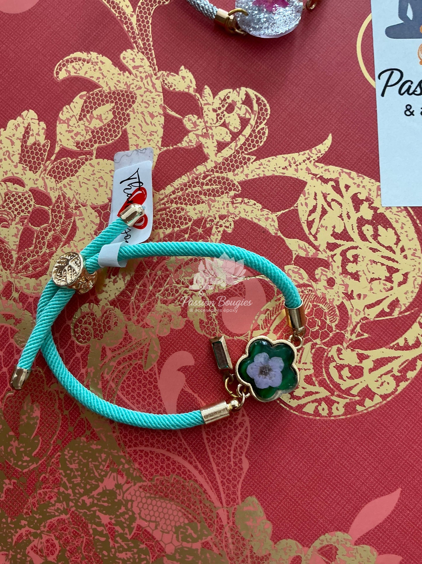 Bracelets coulissants - floral