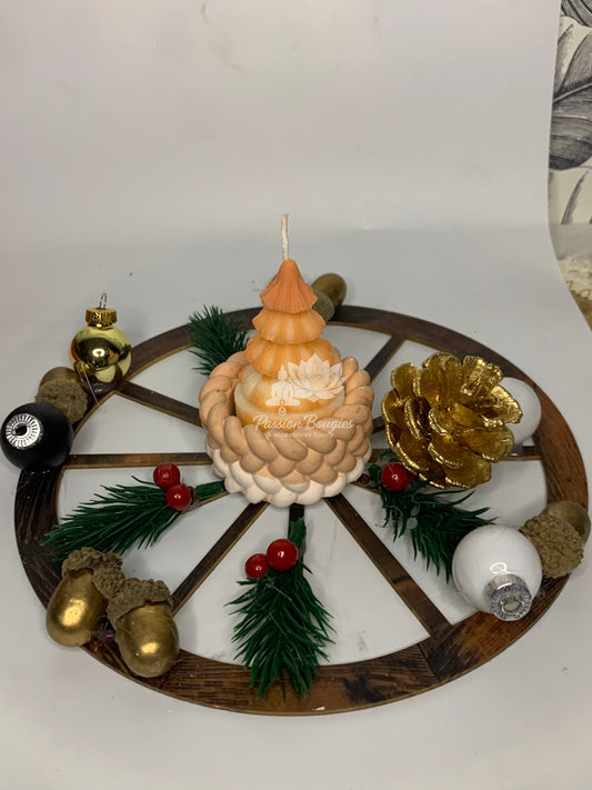 Centre de table en forme de roue