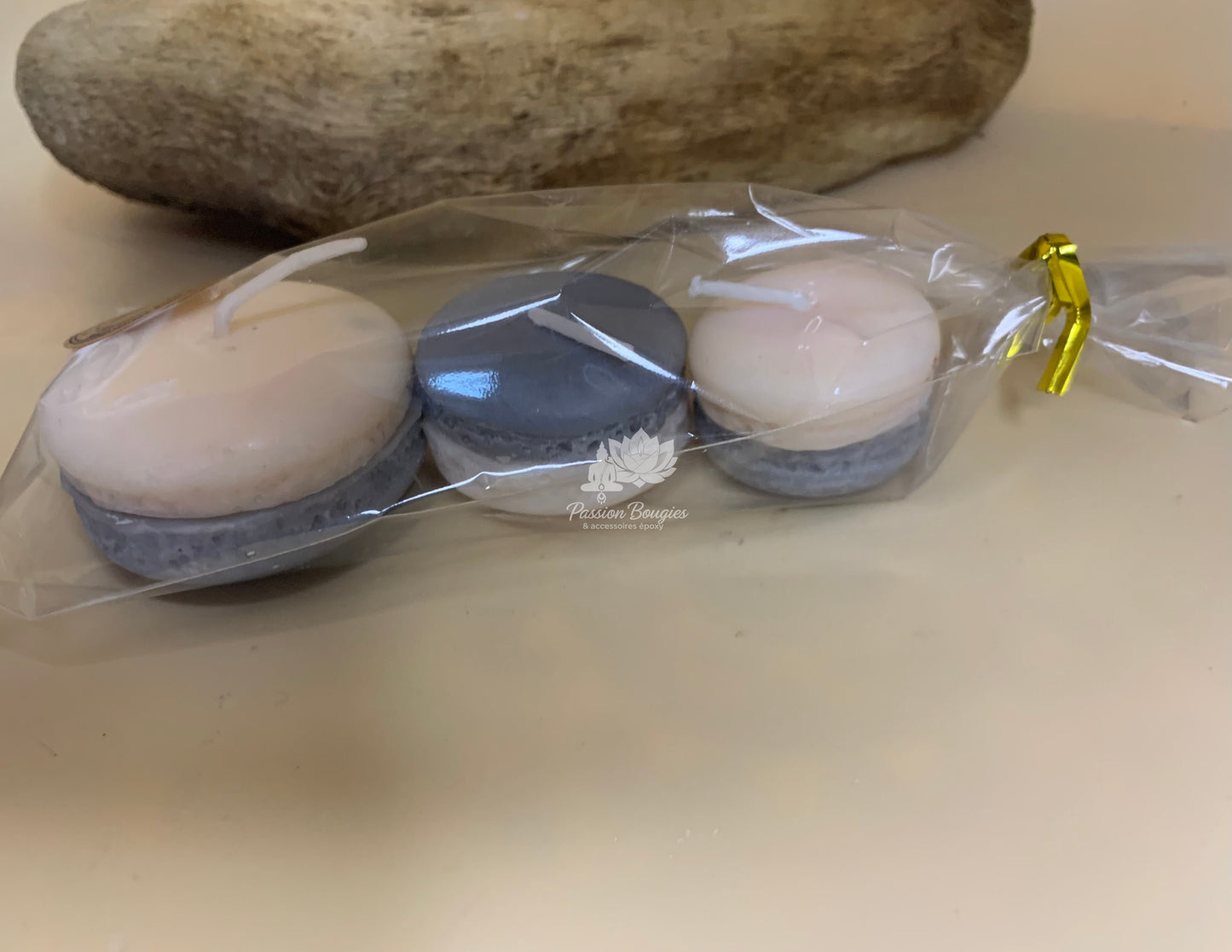 Coffret bougies macarons parfumés