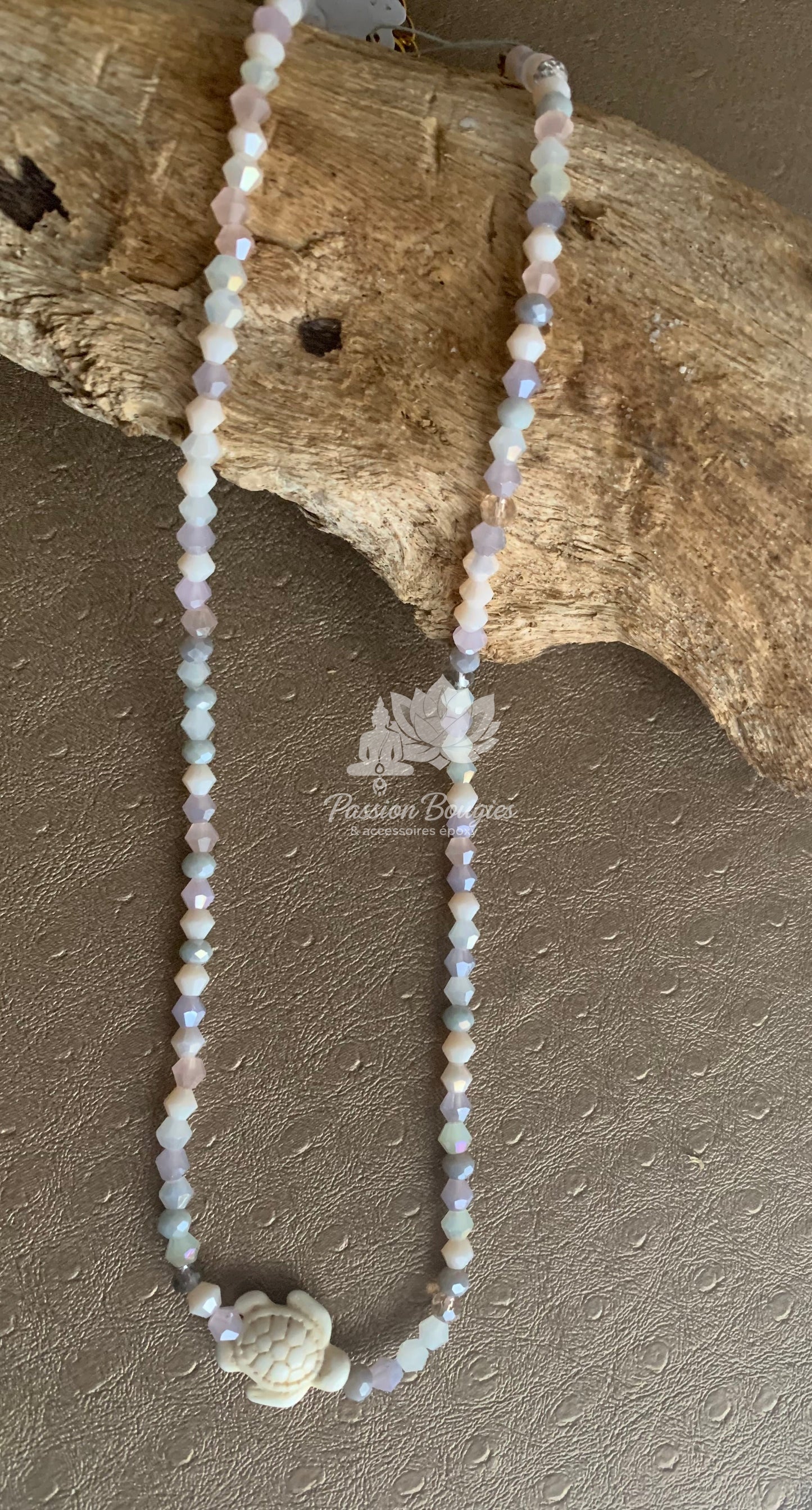 Collier éclats de quartz