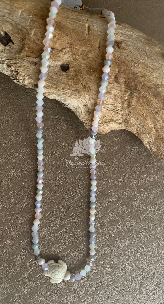 Collier éclats de quartz