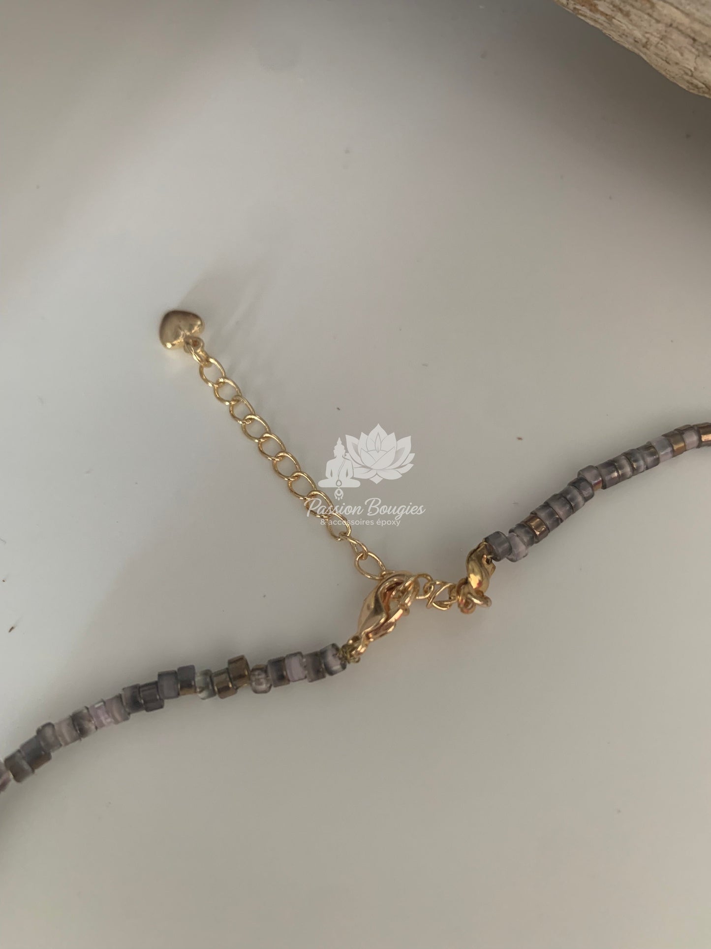 Collier pierres de verre