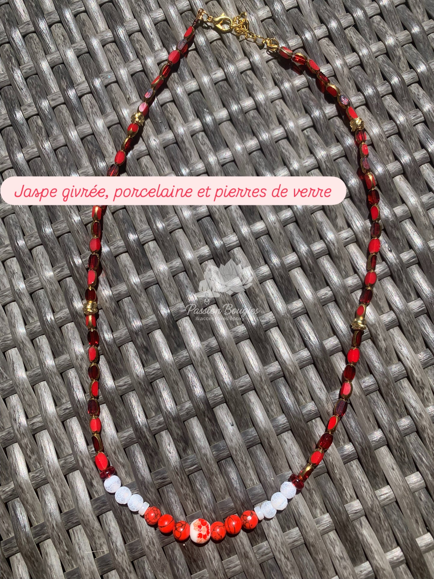 Collier porcelaine