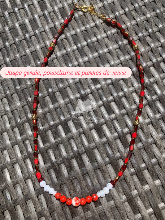Collier porcelaine
