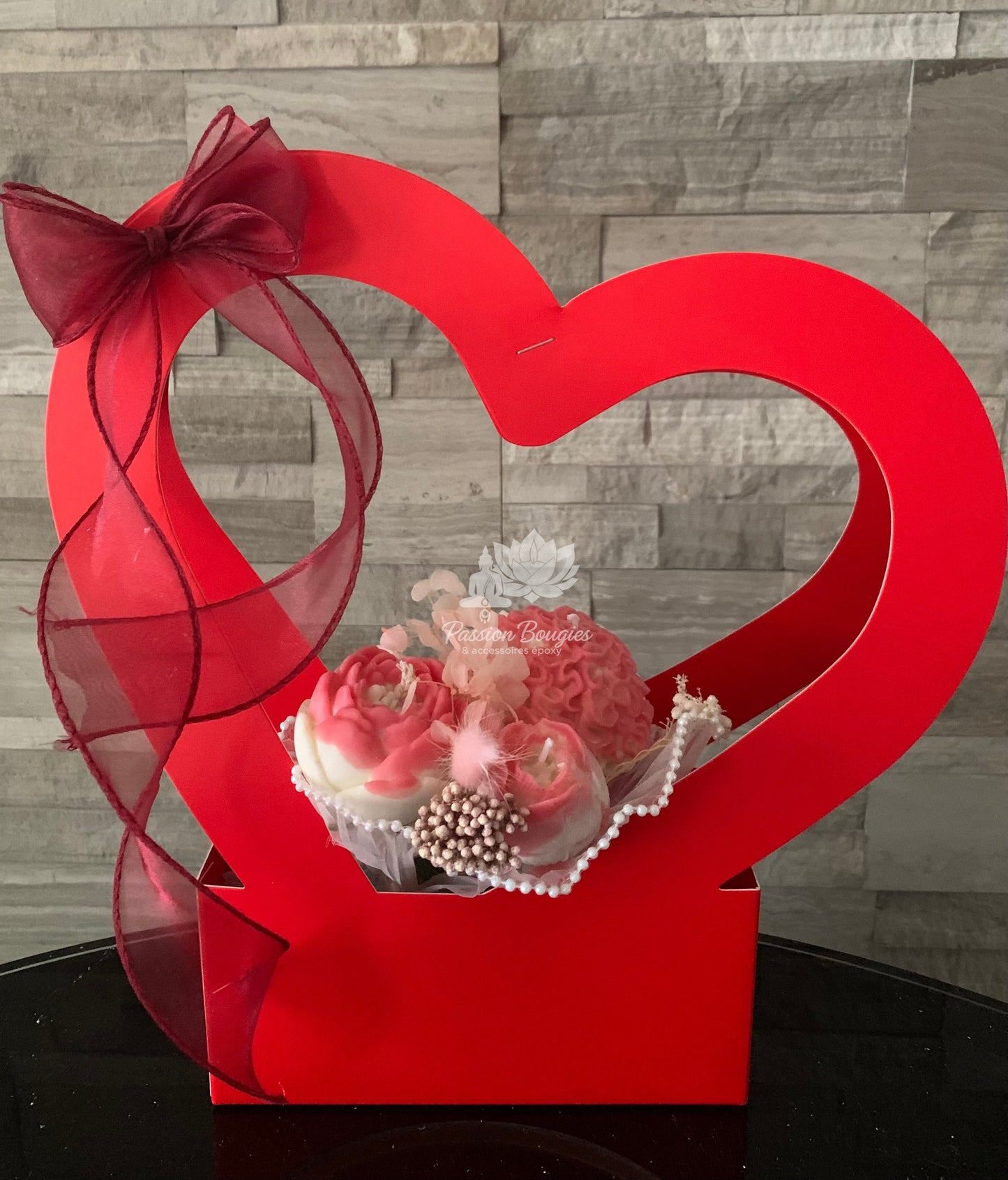 Composition : bouquet de bougies florales - personnalisable