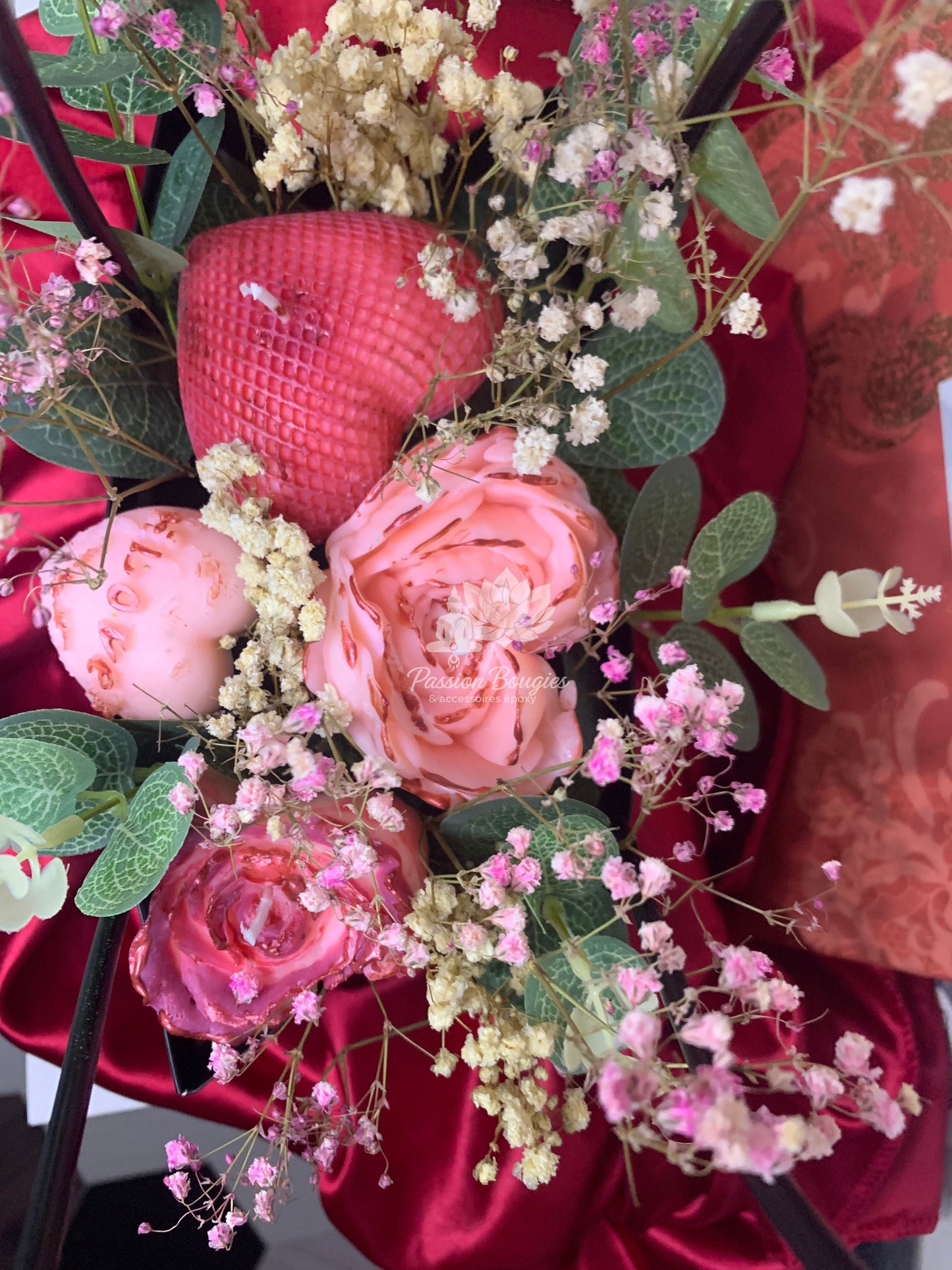 Composition florale AMOUR  FOU… - parfumée 🌿