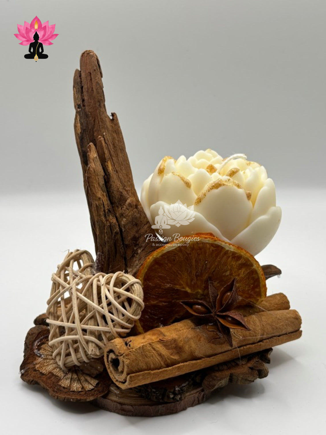 Compositions florales bougies personnalisables 2
