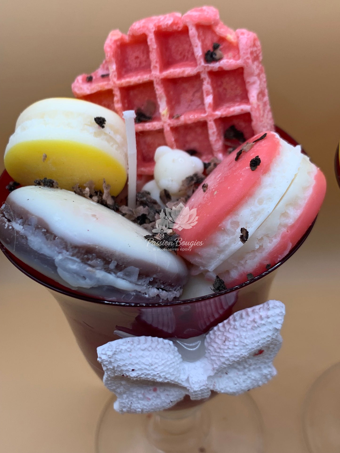 Coupe gourmande avec noeud