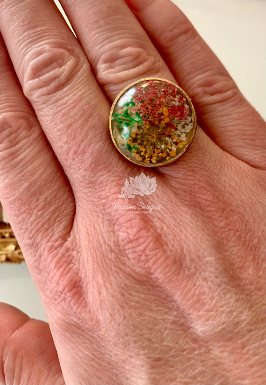 grande bague multi corails