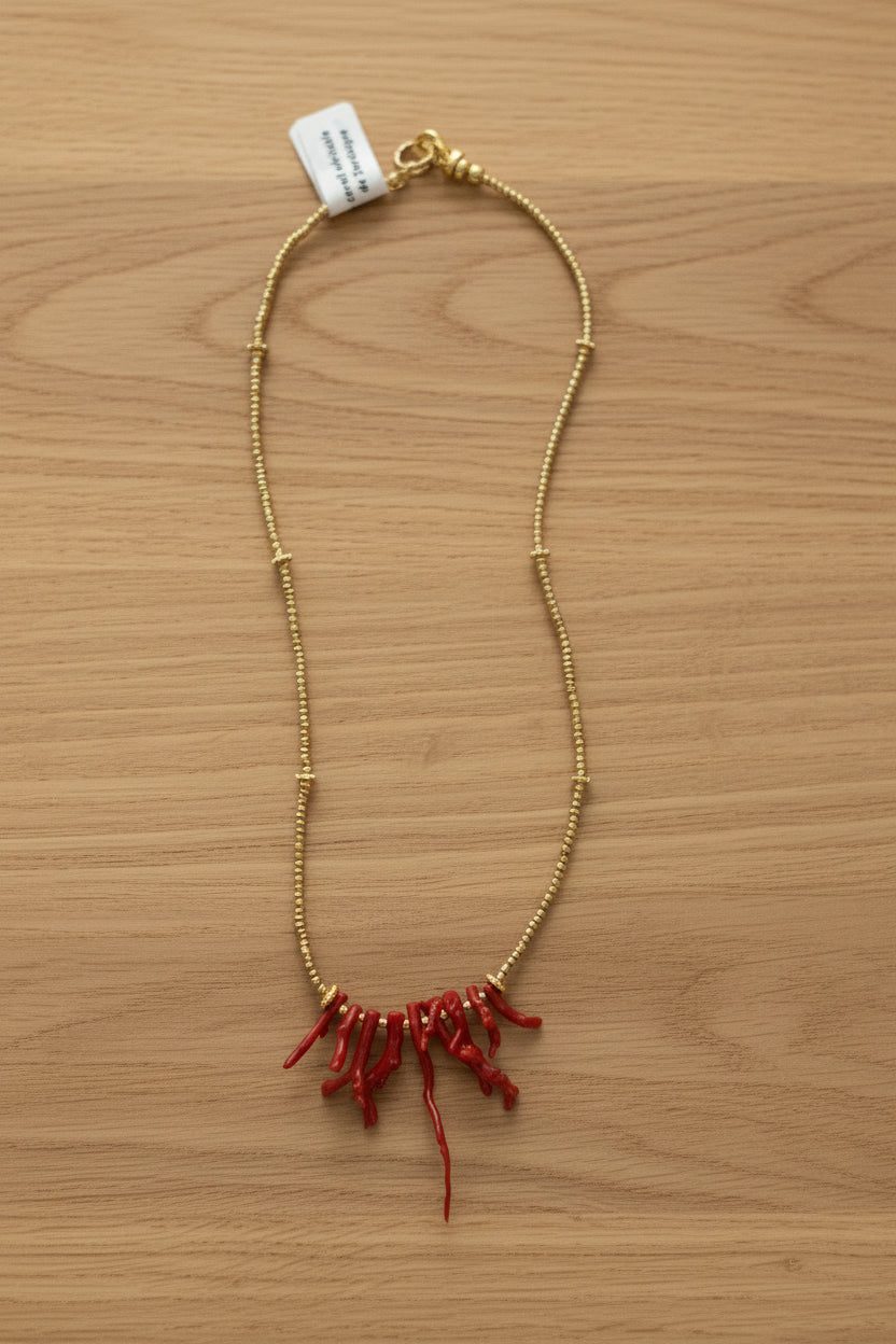 Parure corail rouge de Sardaigne