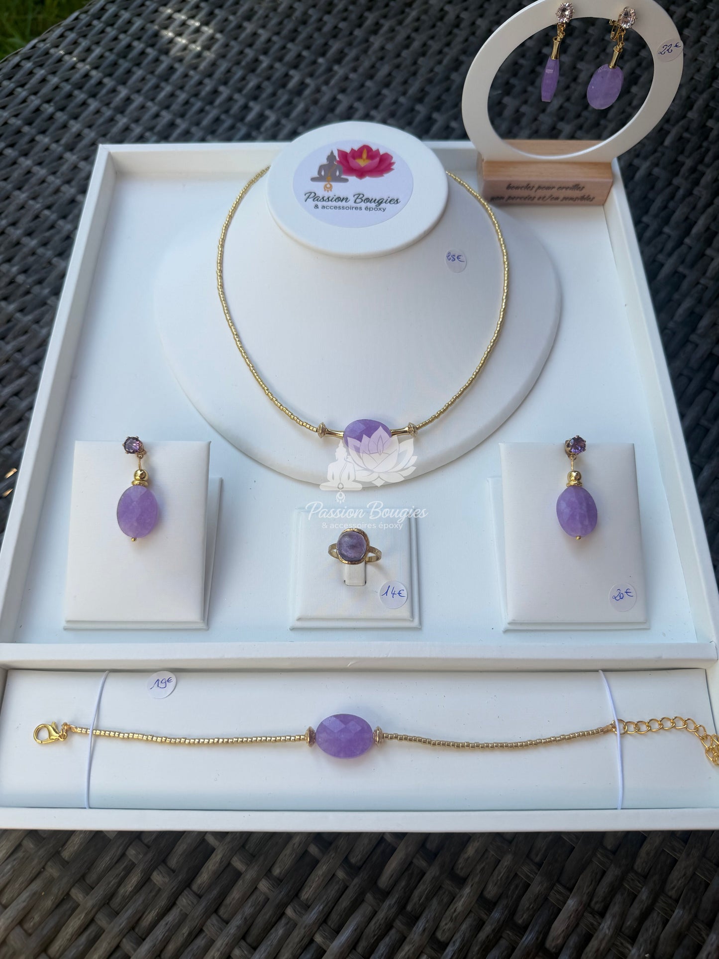 Parure «améthyste »