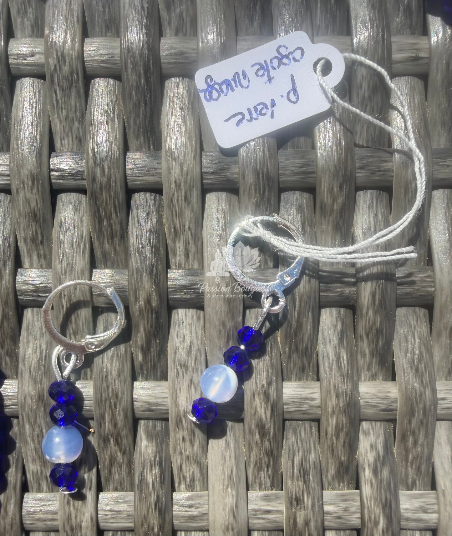 Parure « cristal bleu »