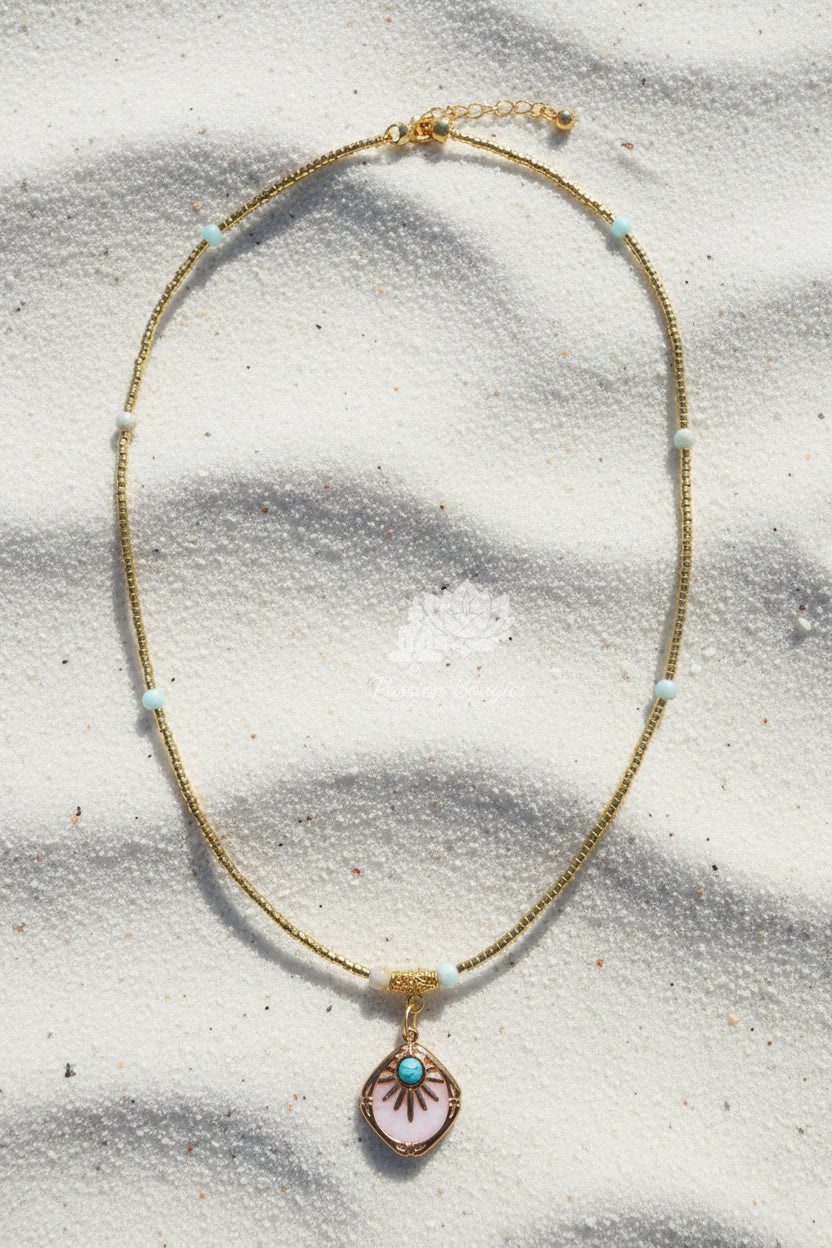Parure « soleil d’azur »