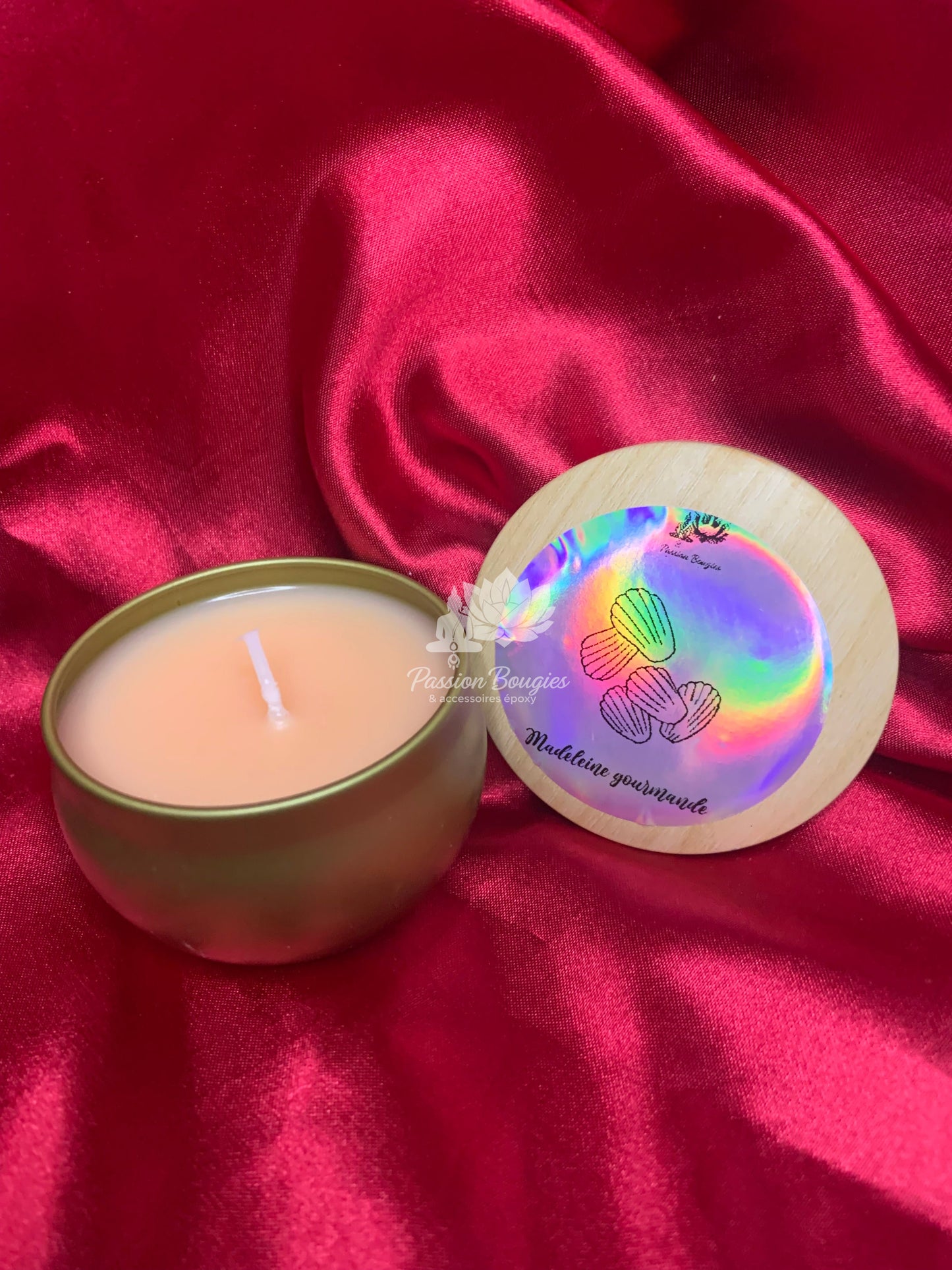 Petit pot métal doré parfumé 🌿