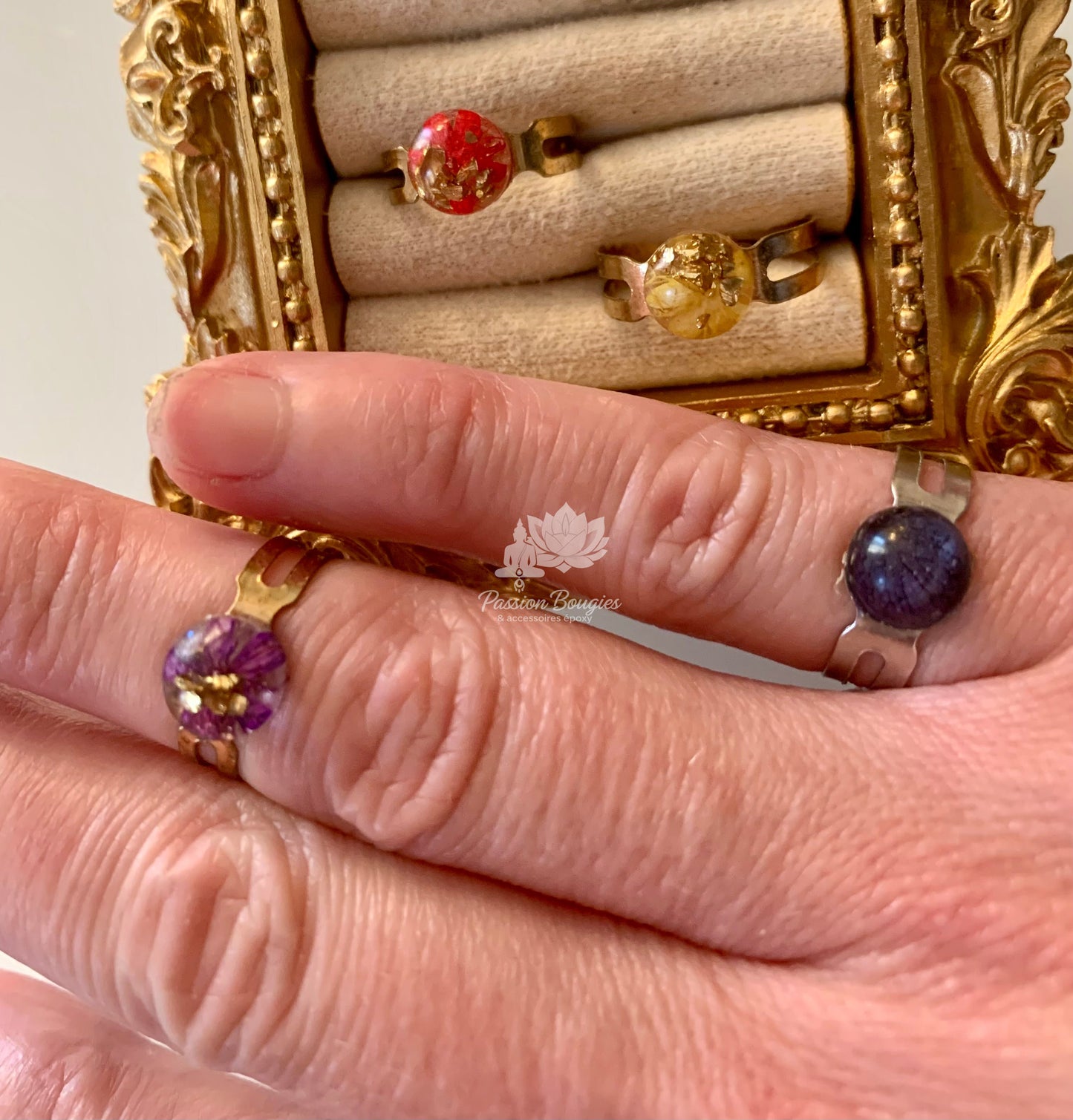 Petite bague florale