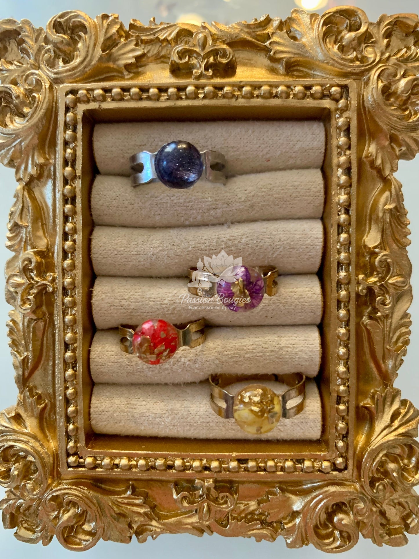 Petite bague florale