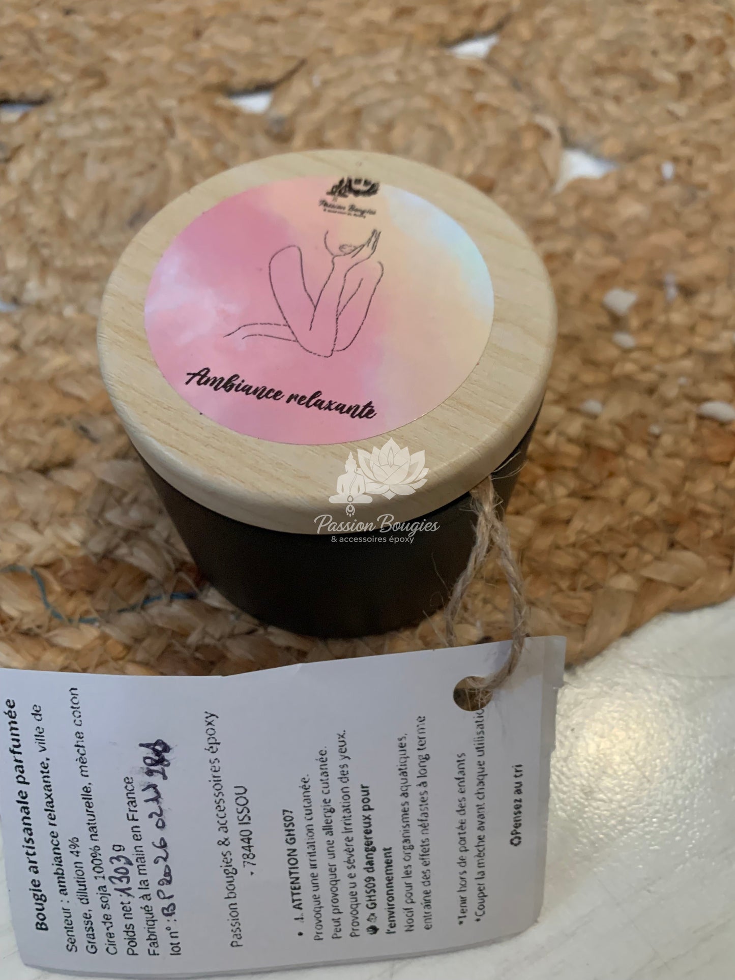 Pot métal 4oz à couvercle parfumé 🌿 SUN7