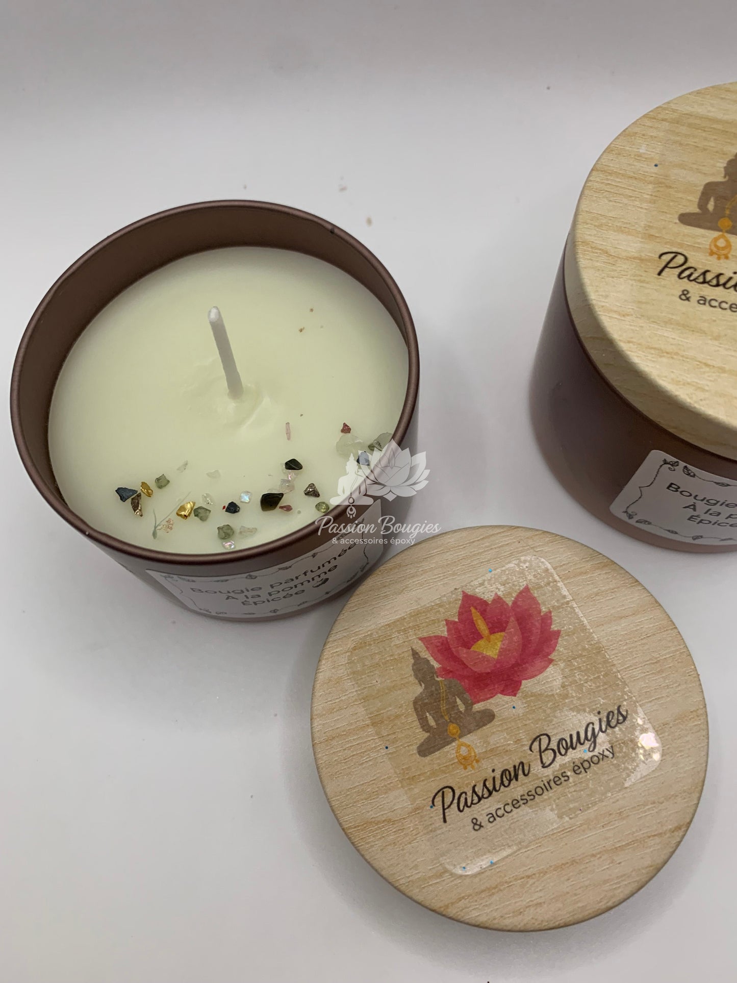 Pot métal 4oz à couvercle parfumé 🌿 SUN7