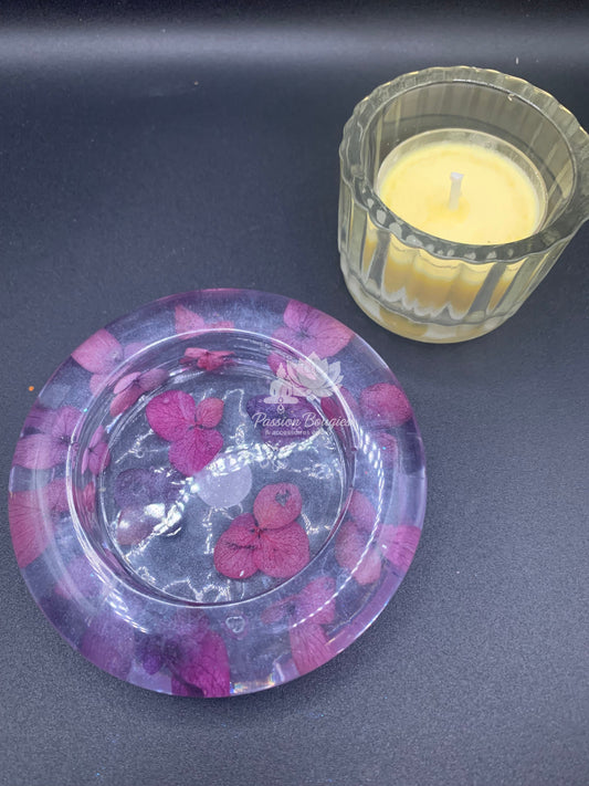 Support floral pour chauffe plat/petite bougie