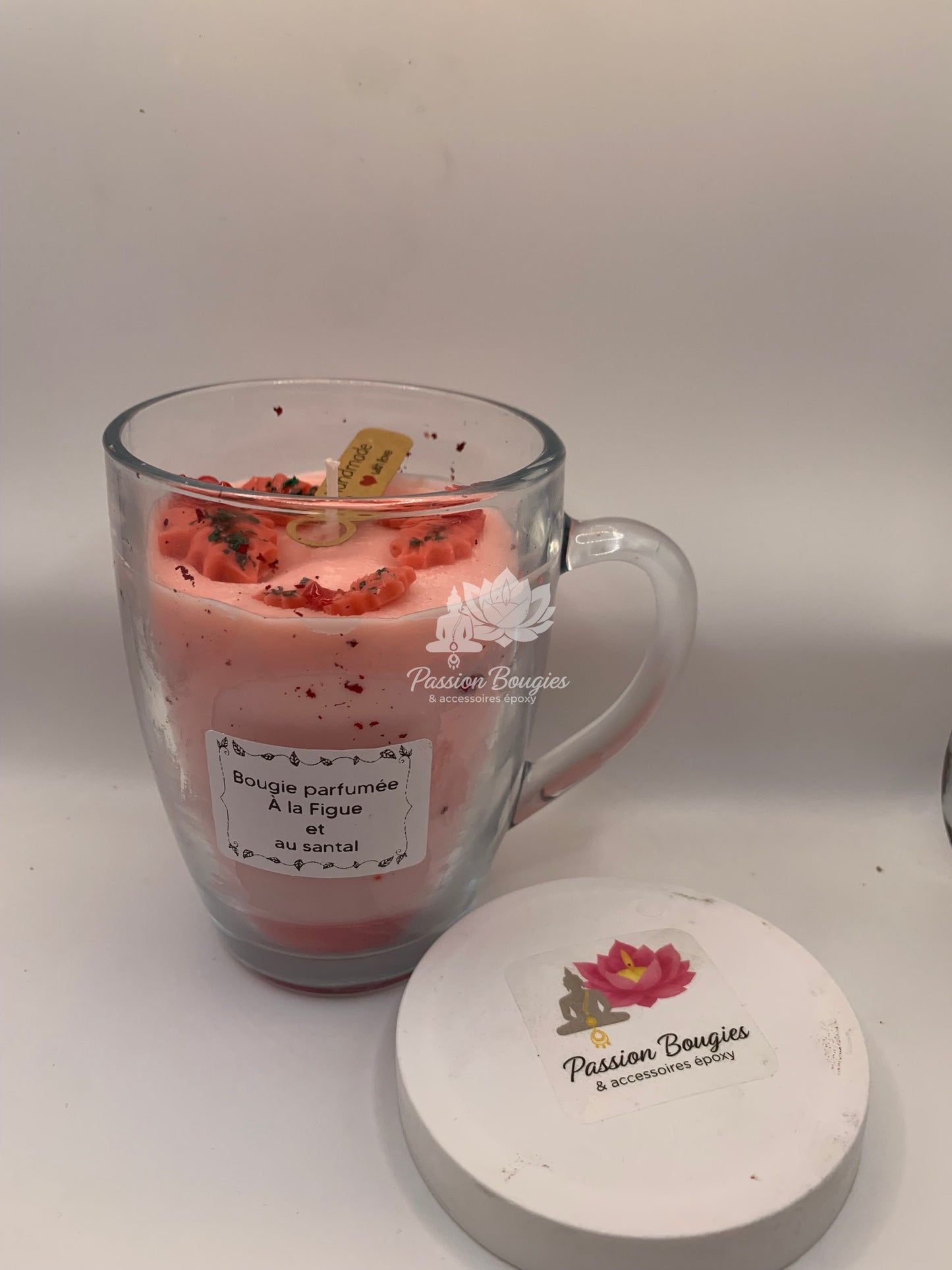 Tasse bougie avec couvercle parfumée 🌿