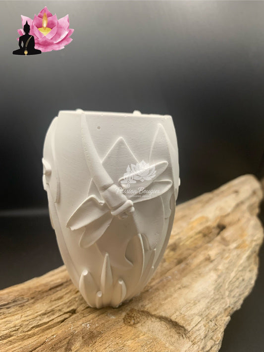 Vase à bougie nature : cerf, libellule ou perroquet 🌿