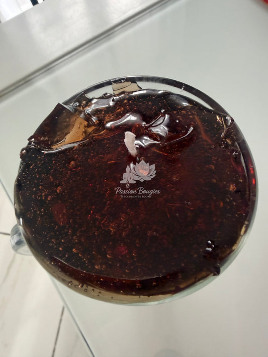 Verre boissons en bougie