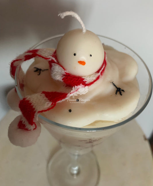 Verre bougie olaf